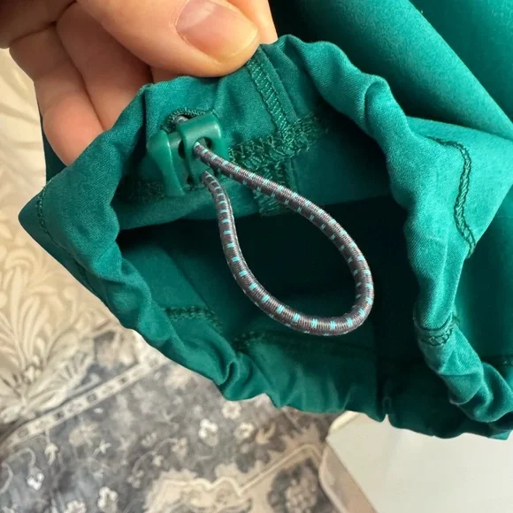 Teal Green Cargo Jogger Scrub Pants - Picture 7 of 10